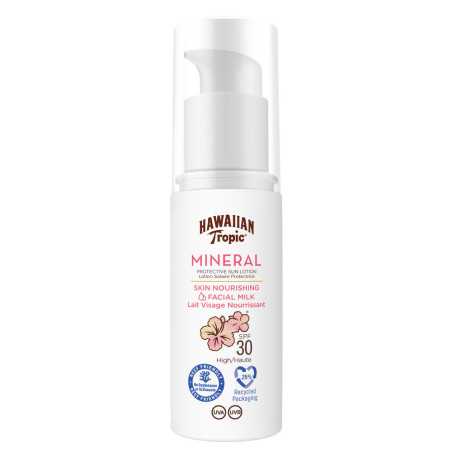 MINERAL facial protective milk SPF30 50 ml by HAWAIIAN TROPIC for Unisex