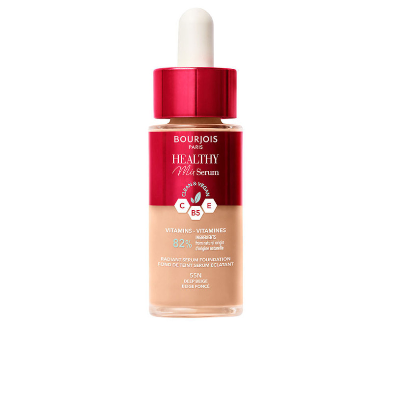 HEALTHY MIX serum foundation base de maquillaje 55N deep beige 30 ml by BOURJOIS for Unisex