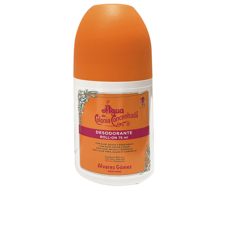 AGUA DE COLONIA CONCENTRADA desodorante roll on naranja 75 ml by ALVAREZ GOMEZ for Unisex