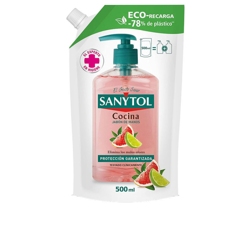 SANYTOL RECAMBIO jabón antibacteriano cocina ECO 500 ml by SANYTOL for Unisex