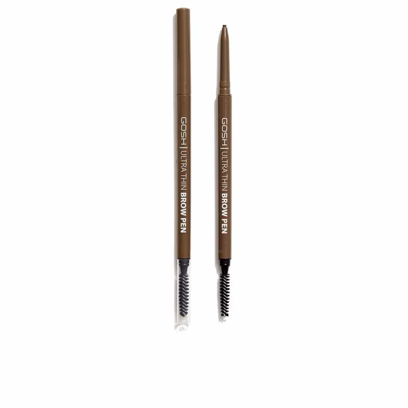 ULTRA THIN brow pen grey brown by GOSH for Unisex