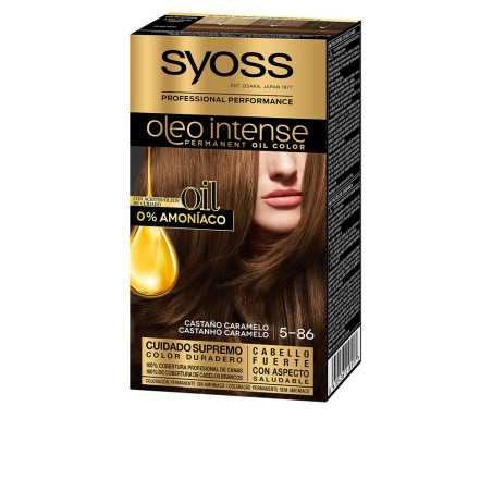 OLEO INTENSE tinte sin amoniaco 586 castano caramelo 5 pz by SYOSS for Woman