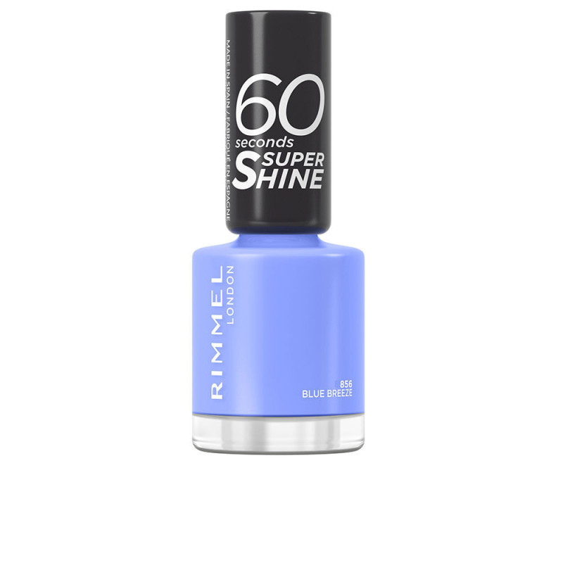 60 SECONDS SUPER SHINE esmalte de unas 856 blue breeze 8 ml by RIMMEL LONDON for Unisex