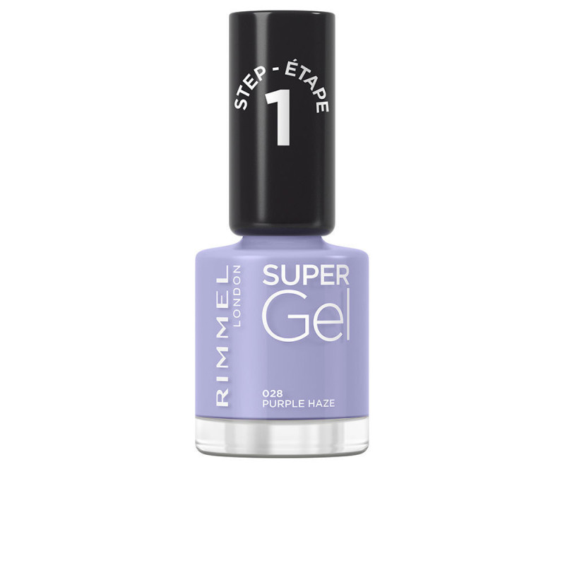 SUPER GEL esmalte de unas 028 purple haze 12 ml by RIMMEL LONDON for Unisex