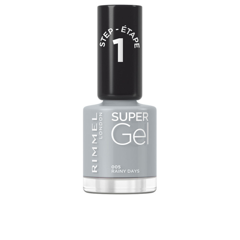 SUPER GEL esmalte de unas 005 rainy days 12 ml by RIMMEL LONDON for Unisex