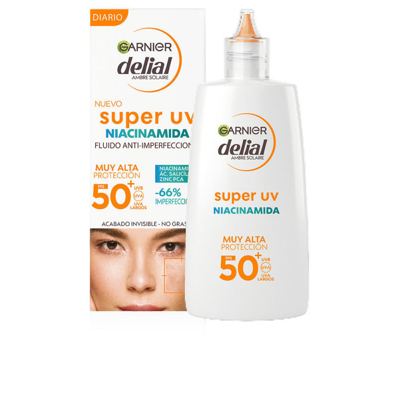 DELIAL SUPER UV niacinamida anti-imperfecciones SPF50+ 40 ml by GARNIER for Woman