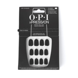 OPI xPRESS ON Unas Artificiales Tonos Iconicos Lady in Black 30 u by OPI for Unisex