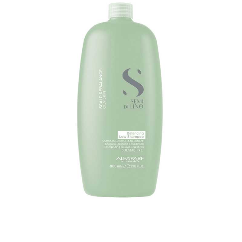 SEMI DI LINO scalp balance oily skin low shampoo 1000 ml by ALFAPARF MILANO for Woman SEMI DI LINO scalp balance oily skin low shampoo 1000 ml by ALFAPARF MILANO for Woman
