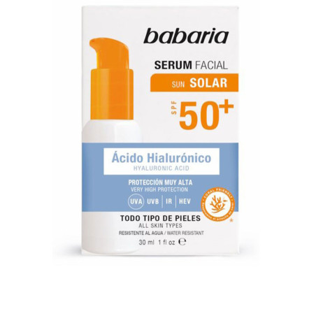 SOLAR ACIDO HIALURÓNICO serum facial SPF50+ 30 ml by BABARIA for Unisex