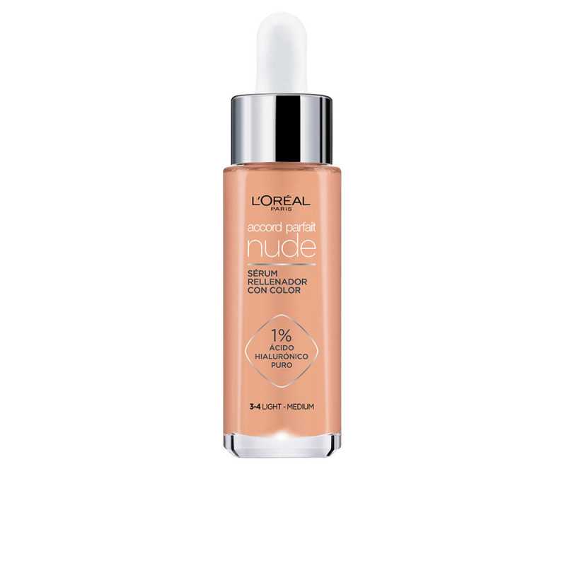 ACCORD PARFAIT NUDE serum con color 3 4 30 ml by L OREAL PARIS for Unisex ACCORD PARFAIT NUDE serum con color 3 4 30 ml by L OREAL PARIS for Unisex