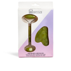 GUA SHA DE JADE & RODILLO DE JADE 2 pz by IDC INSTITUTE for Woman