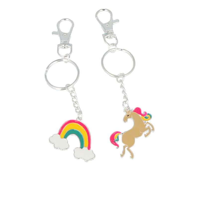 LLAVEROS UNICORNIO-ARCOIRIS BFF lote 2 pz by INCA for Unisex LLAVEROS UNICORNIO-ARCOIRIS BFF lote 2 pz by INCA for Unisex