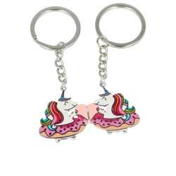 LLAVEROS UNICORNIO CON IMÁN BFF lote 2 pz by INCA for Unisex
