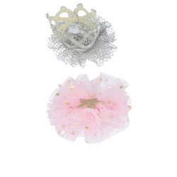COCODRILO TUL Y CORONA EN CAJITA lote 2 pz by INCA for Woman