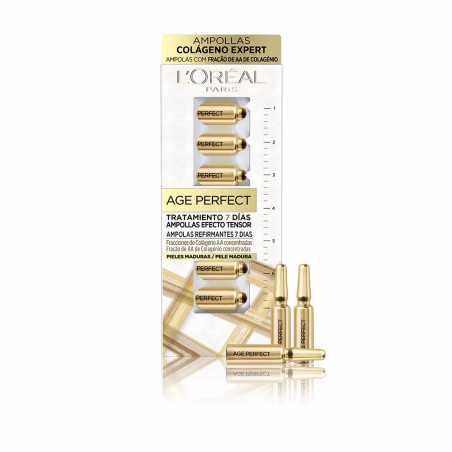 AGE PERFECT tratamiento 7 días ampollas efecto tensor x 7 u by L'ORÉAL PARIS for Unisex