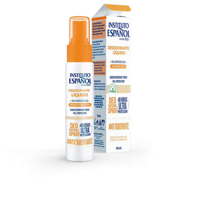 PROTECCIÓN TOTAL desodorante líquido spray 50 ml by INSTITUTO ESPAÑOL for Unisex