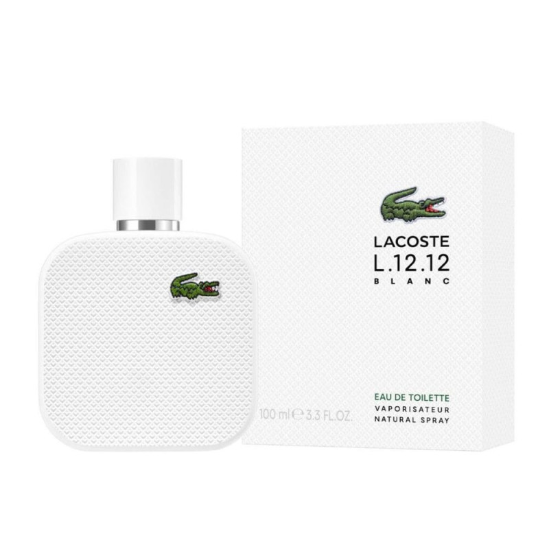 LACOSTE L.12.12 BLANC edt vapo 100 ml by LACOSTE for Man