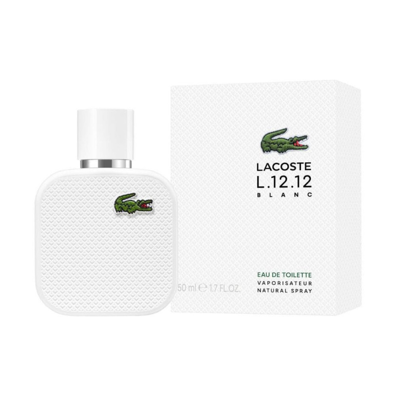 LACOSTE L.12.12 BLANC edt vapo 50 ml by LACOSTE for Man