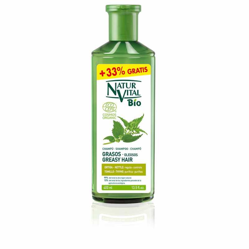 CHAMPÚ BIO ECOCERT cabellos grasos 400 ml by NATUR VITAL for Unisex CHAMPÚ BIO ECOCERT cabellos grasos 400 ml by NATUR VITAL for Unisex