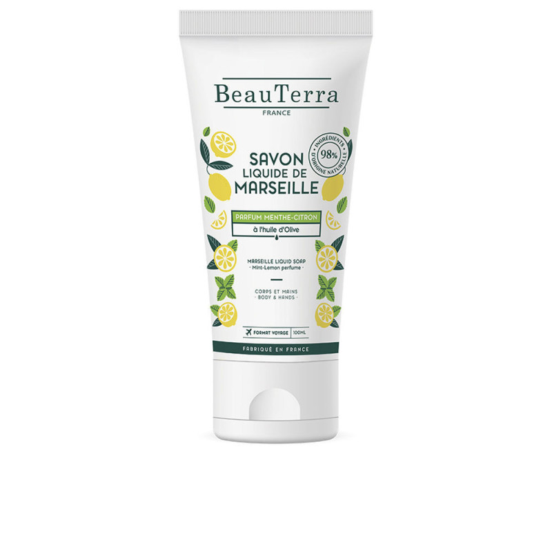 MARSEILLE jabón menta-limón 100 ml by BEAUTERRA for Unisex