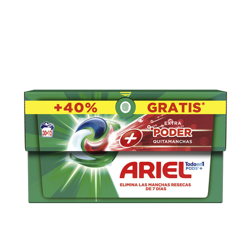 ARIEL PODS EXTRA PODER QUITAMANCHAS 3en1 detergente 42 caps by ARIEL for Unisex