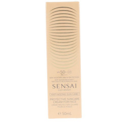 SILKY BRONZE protective suncare cream for face SPF50+ 50 ml by SENSAI for Unisex