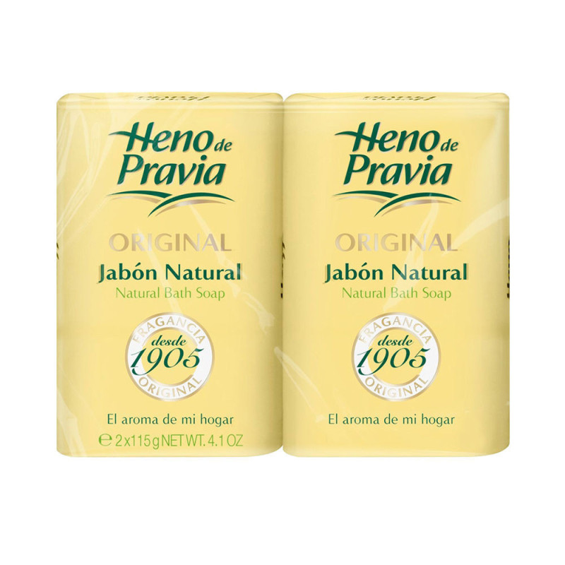 ORIGINAL JABÓN NATURAL PACK 2 x 115 gr by HENO DE PRAVIA for Unisex