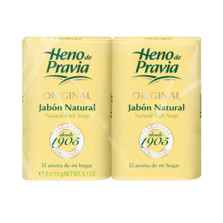 ORIGINAL JABÓN NATURAL PACK 2 x 115 gr by HENO DE PRAVIA for Unisex