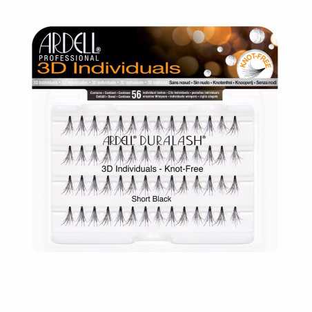 PESTANAS POSTIZAS 3D INDIVIDUALES short black 1 u by ARDELL for Unisex
