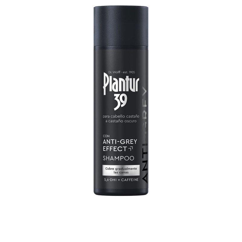 ANTI-GREY EFFECT champú anticaída y anticanas 200 ml by PLANTUR 39 for Woman