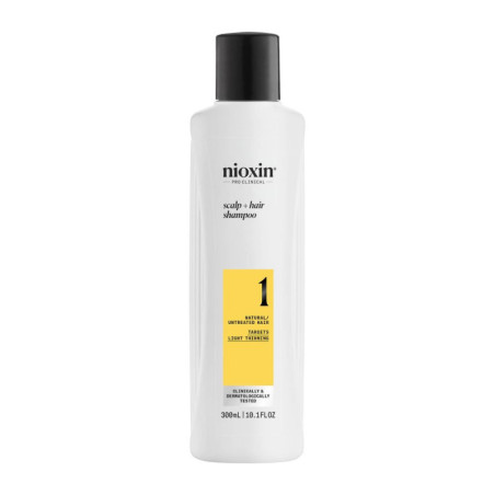SISTEMA 1 - Champú - Cabello Natural con Debilitamiento Leve 300 ml by NIOXIN for Unisex