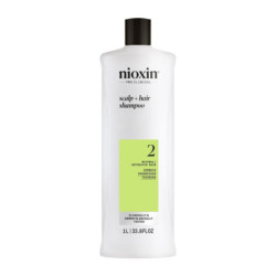 SISTEMA 2 - Champú - Cabello Natural con Debilitamiento Avanzado 1000 ml by NIOXIN for Unisex