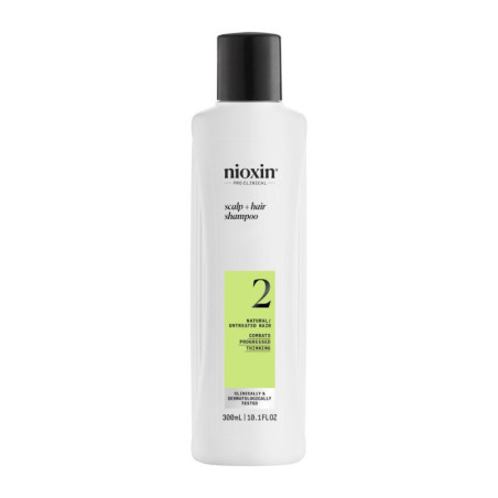 SISTEMA 2 - Champú - Cabello Natural con Debilitamiento Avanzado 300 ml by NIOXIN for Unisex