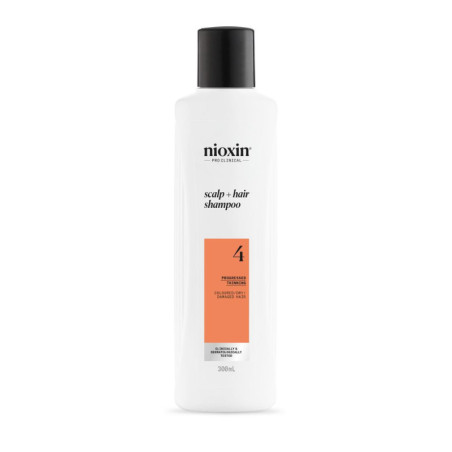 SISTEMA 4 - Champú - Cabello Teñido y Dañado con Debilitamiento Avanzado 300 ml by NIOXIN for Unisex