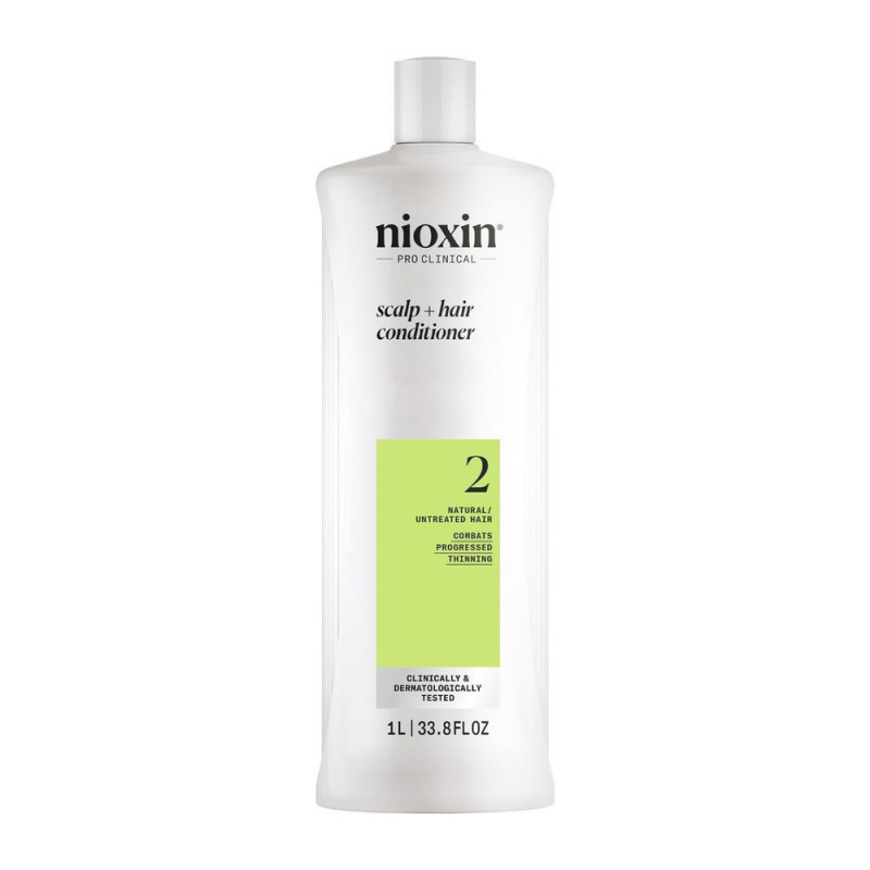 SISTEMA 2 - Acondicionador - Cabello Natural con Debilitamiento Avanzado 1000 ml by NIOXIN for Unisex