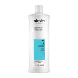 SISTEMA 3 - Acondicionador - Cabello Teñido y Dañado con Debilitamiento Leve 1000 ml by NIOXIN for Unisex