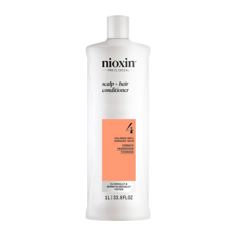 SISTEMA 4 - Acondicionador - Cabello Teñido y Dañado con Debilitamiento Avanzado 1000 ml by NIOXIN for Unisex