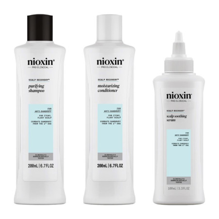 SCALP RECOVERY - Kit Anticaspa - Cuero cabelludo descamado y con picor 3 u by NIOXIN for Unisex