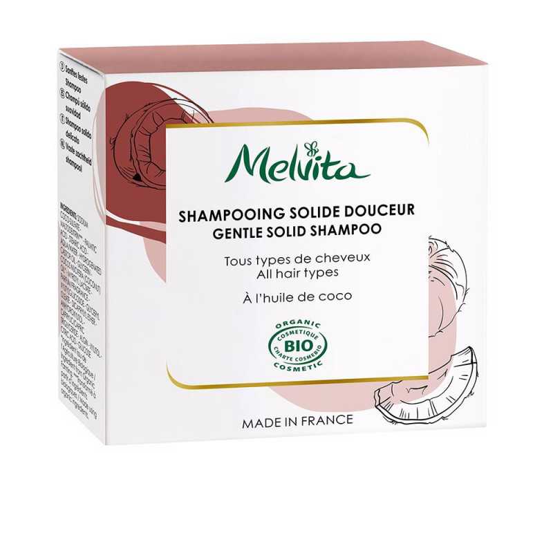 CHAMPÚS Y ACONDICIONADORES champú sólido suavidad 55 gr by MELVITA for Unisex CHAMPÚS Y ACONDICIONADORES champú sólido suavidad 55 gr by MELVITA for Unisex