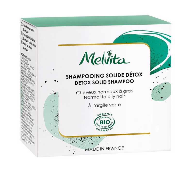 CHAMPÚS Y ACONDICIONADORES champú sólido detox 55 gr by MELVITA for Unisex CHAMPÚS Y ACONDICIONADORES champú sólido detox 55 gr by MELVITA for Unisex