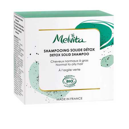 CHAMPÚS Y ACONDICIONADORES champú sólido detox 55 gr by MELVITA for Unisex