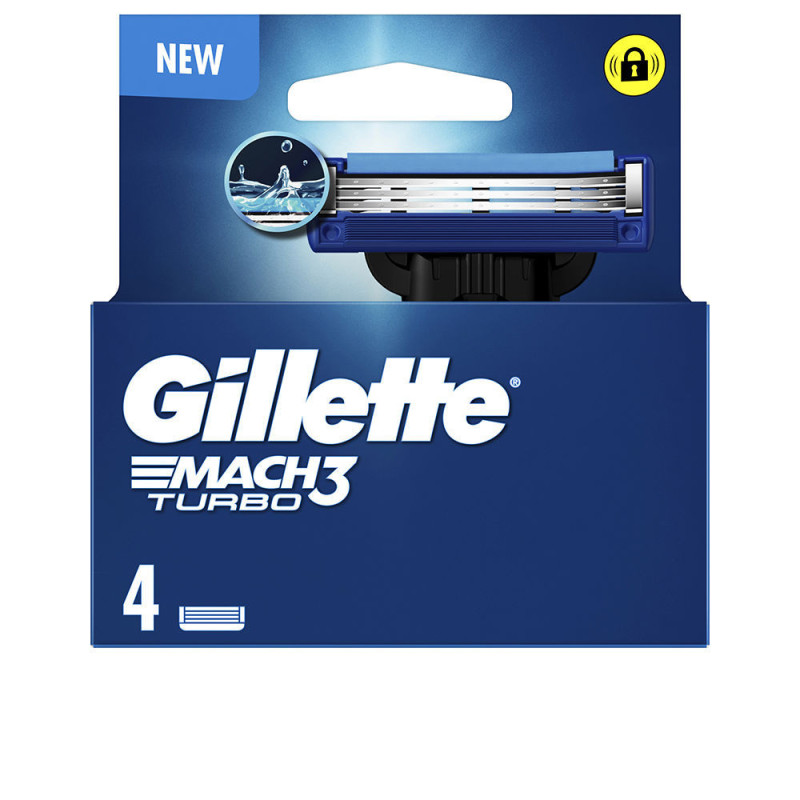 MACH 3 TURBO cargador 4 recambios by GILLETTE for Man