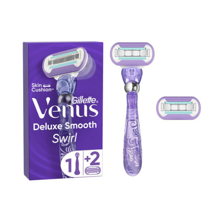 VENUS SWIRL SMOOTH máquina + 2 recambios by GILLETTE for Woman