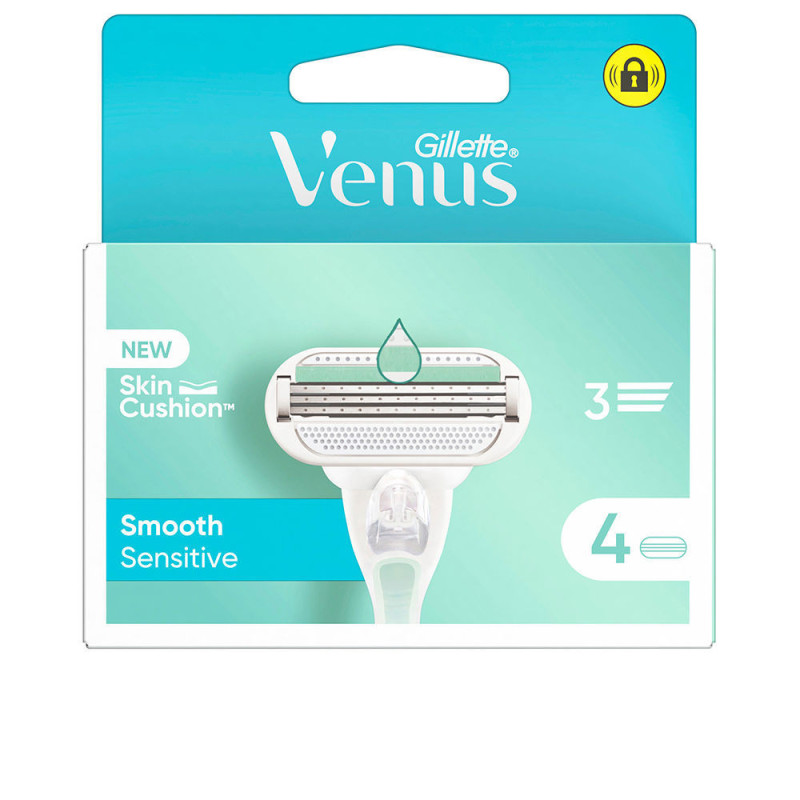 VENUS SMOOTH SENSITIVE cargador 4 recambios by GILLETTE for Woman
