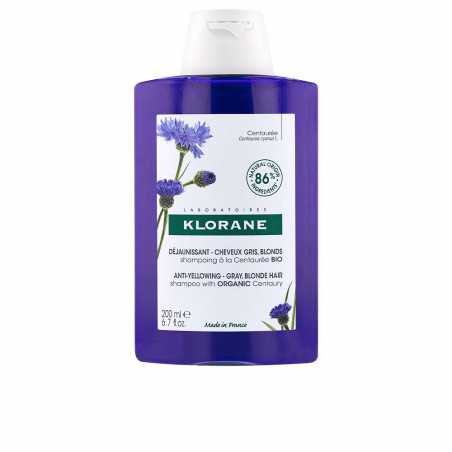 A LA CENTAUREA BIO champú antiamarilleo cabello gris y rubio 200 ml by KLORANE for Unisex