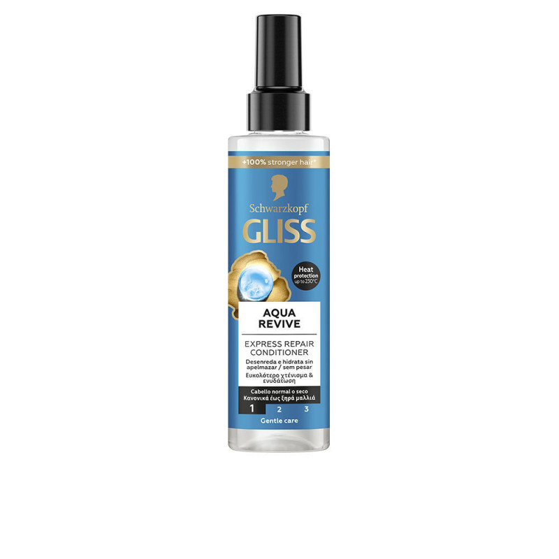 GLISS AQUA REVIVE acondicionador spray 200 ml by SCHWARZKOPF MASS MARKET for Unisex