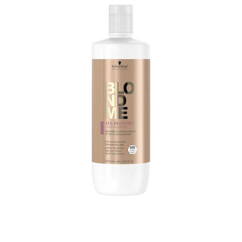 BLONDME all blondes light shampoo 1000 ml by SCHWARZKOPF for Unisex BLONDME all blondes light shampoo 1000 ml by SCHWARZKOPF for Unisex