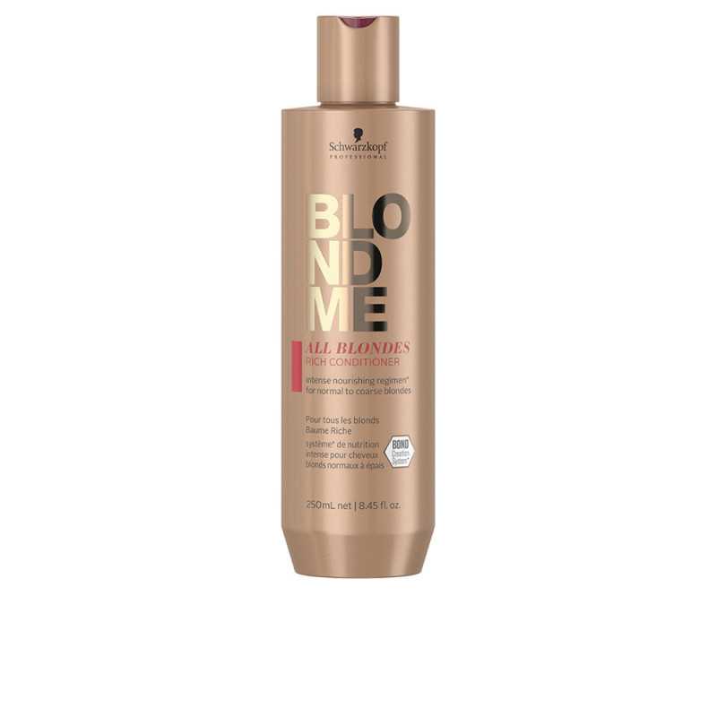 BLONDME all blondes rich conditioner 250 ml by SCHWARZKOPF for Unisex
