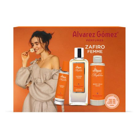 ZAFIRO FEMME ESTUCHE 3 pz by ALVAREZ GOMEZ for Woman