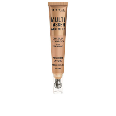 MULTITASKER WAKE ME UP corrector y base de maquillaje Sand 20 ml by RIMMEL LONDON for Unisex